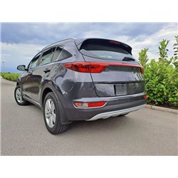 Rear bumper lip for KIA Sportage IV (QL) PRE-FL 2016-2018 | Black ABS