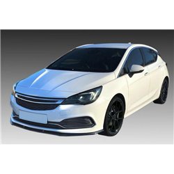 Front splitter for Opel Astra Hatchback K (B16) 5D 2015-2021 | Black ABS