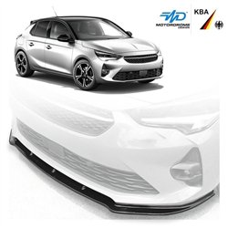 Front splitter for Opel Corsa Hatchback F G2J0 U 5D PRE-FL 2019-2023 ABS