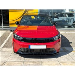 Front splitter for Opel Corsa Hatchback F (G2J0 | U) 5D FL 2023- Black ABS