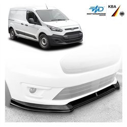 Front splitter for Ford Transit Connect II Mk2 V408 FL 2018-2024 Black ABS