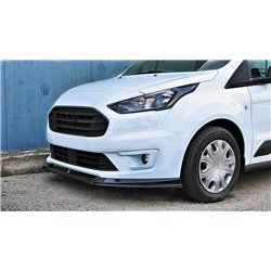 Front splitter for Ford Transit Connect II Mk2 V408 FL 2018-2024 Black ABS