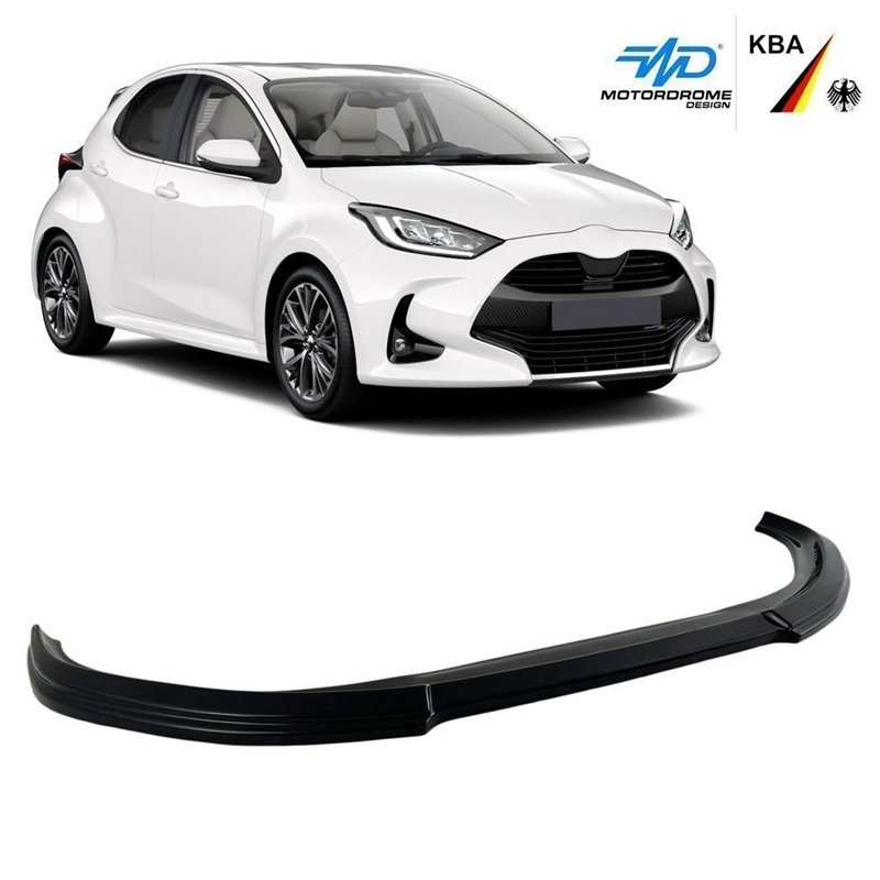 Front splitter for Toyota Yaris Hatchback IV (XP210) 5D 2020- | Black ABS