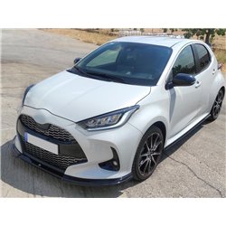 Front splitter for Toyota Yaris Hatchback IV (XP210) 5D 2020- | Black ABS