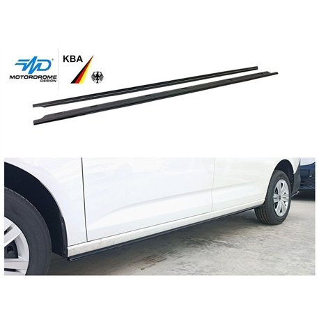 Side skirt extensions for Volkswagen VW Caddy SB SK L2 Maxi 2020- ABS