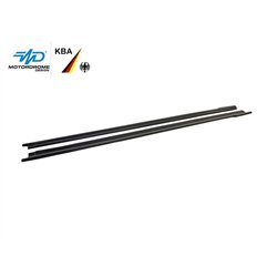 Side skirt extensions for Peugeot 208 Hatchback II P21 U 5D 2019- ABS