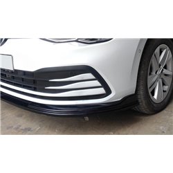 Front splitter for Volkswagen VW Golf Hatchback VIII CD 5D 2019- Black ABS