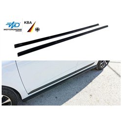 Side skirt extensions for Renault Clio Hatchback V RJA/BJA BF/B7 5D 2019-