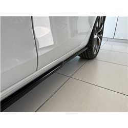 Side skirt extensions for CUPRA Leon Hatchback I (KL) 5D 2021- | Black ABS