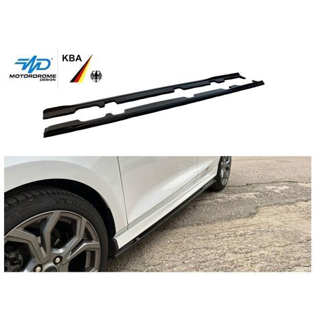 Side skirt extensions for Ford Fiesta Hatchback VIII Mk7 B479 HJ/HF JHH 5D