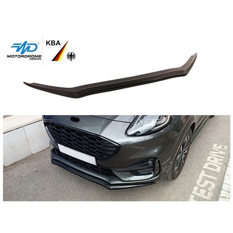 Front splitter for Ford Puma II (J2K) ST-Line 2020- | Black ABS