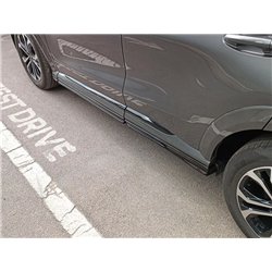 Side skirt extensions for Ford Puma II (J2K) ST-Line 2020- | Black ABS