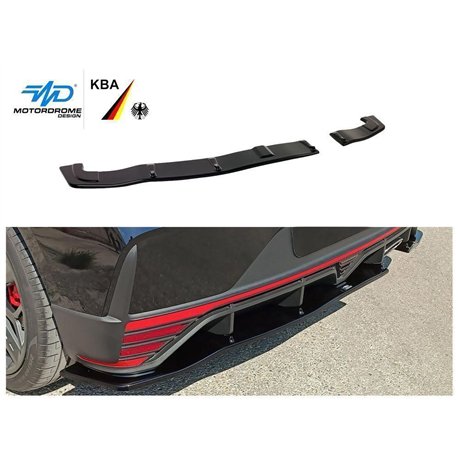 Rear bumper lip for Hyundai i20 Hatchback III BC3/BI3 N 5D 2021-2024 ABS