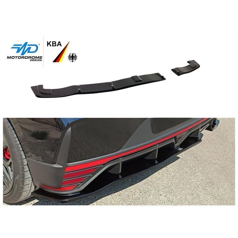 Rear bumper lip for Hyundai i20 Hatchback III BC3/BI3 N 5D 2021-2024 ABS