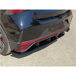Rear bumper lip for Hyundai i20 Hatchback III BC3/BI3 N 5D 2021-2024 ABS
