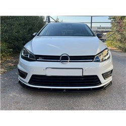 Front splitter for Volkswagen VW Golf Hatchback VII AU R 5D 2013-2019 ABS