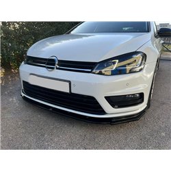 Front splitter for Volkswagen VW Golf Hatchback VII AU R 5D 2013-2019 ABS