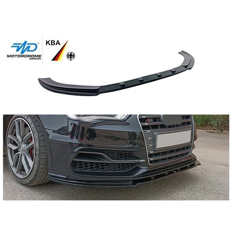 Front splitter for Audi A3 Hatchback III 8V S-Line 3D PRE-FL 2012-2016 ABS