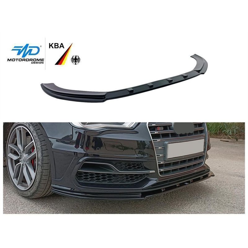 Front splitter for Audi A3 Hatchback III 8V S-Line 3D PRE-FL 2012-2016 ABS