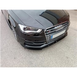 Front splitter for Audi A3 Hatchback III 8V S-Line 3D PRE-FL 2012-2016 ABS