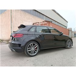 Side skirt extensions for Audi S3 Sportback Hatchback III 8V 2012-2020 ABS