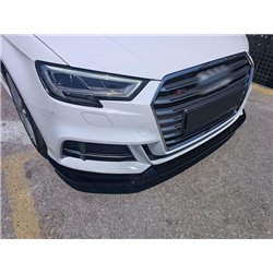 Front splitter for Audi A3 Sportback Hatchback III 8V S-Line 5D 2013-2020