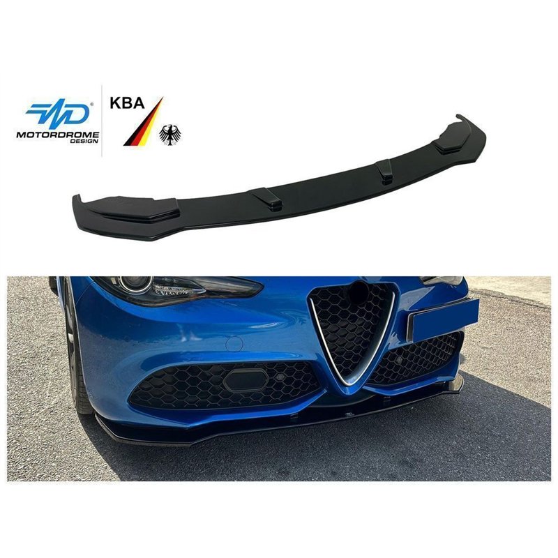 Front splitter for Alfa Romeo Giulia Sedan III 952 Veloce 4D 2016- ABS