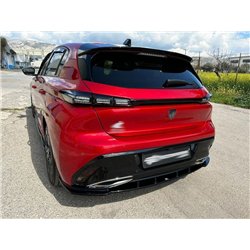 Rear bumper lip for Peugeot 308 SW Station Wagon III P5 P51/P52 2022- ABS