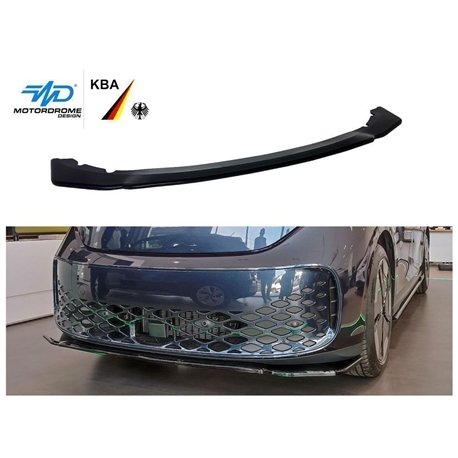 Front splitter for Volkswagen VW ID. Buzz (EB/EBN) 2022- | Black ABS