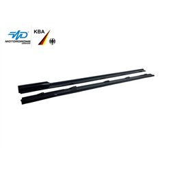 Side skirt extensions for Volkswagen VW ID. Buzz EB/EBN 2022- Black ABS