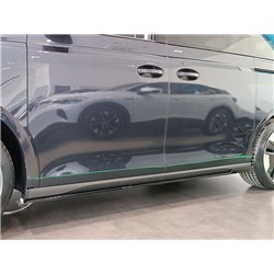 Side skirt extensions for Volkswagen VW ID. Buzz EB/EBN 2022- Black ABS