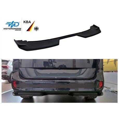 Rear bumper lip for Volkswagen VW ID. Buzz (EB/EBN) 2022- | Black ABS