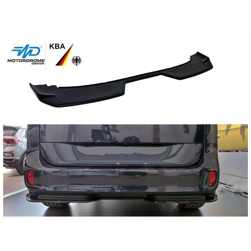 Rear bumper lip for Volkswagen VW ID. Buzz (EB/EBN) 2022- | Black ABS