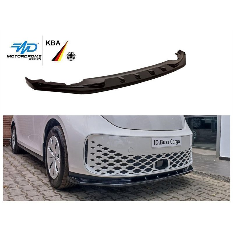 Front splitter for Volkswagen VW ID. Buzz (EB/EBN) 2022- | Black ABS