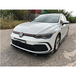 Front splitter for Volkswagen VW Golf Hatchback VIII CD GTI 5D 2020-2024 A