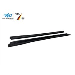 Side skirt extensions for Audi A3 Sportback Hatchback IV 8Y 5D 2020- ABS