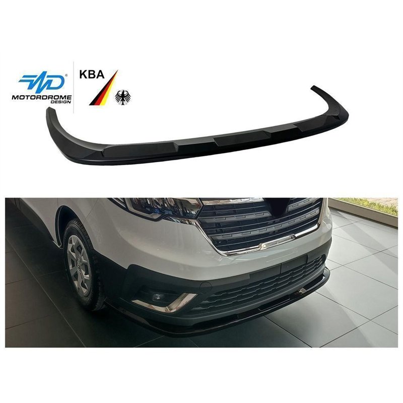 Front splitter for Renault Trafic III (FG/JG) FL 2021- | Black ABS