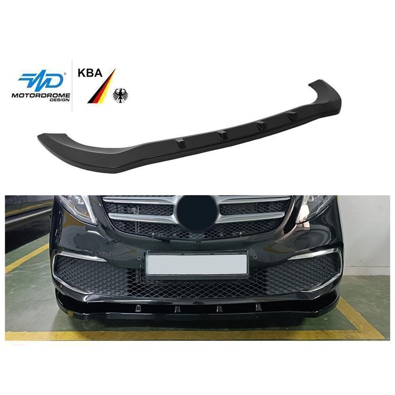 Front splitter for Mercedes V-Class (W447) FL 2019- | Black ABS