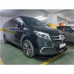 Front splitter for Mercedes V-Class (W447) FL 2019- | Black ABS