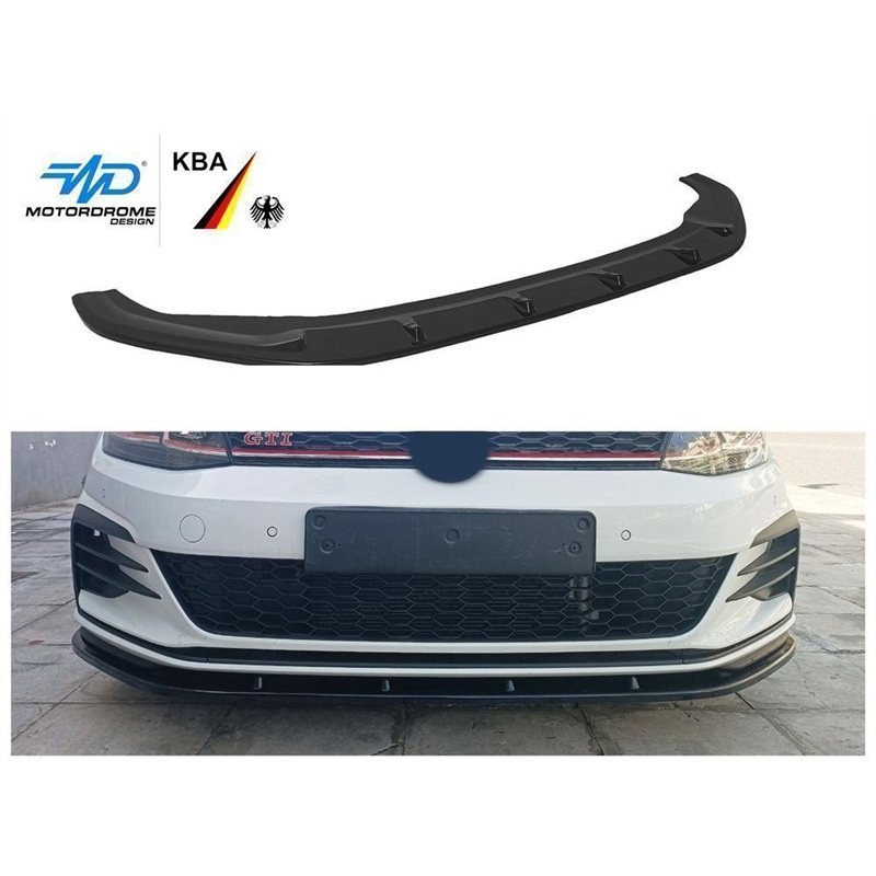Front splitter for Volkswagen VW Golf Hatchback VII AU GTI 5D FL 2017-2019