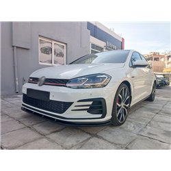 Front splitter for Volkswagen VW Golf Hatchback VII AU GTI 5D FL 2017-2019