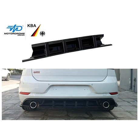 Rear bumper lip for Volkswagen VW Golf Hatchback VII AU GTI 5D FL 2017-2019