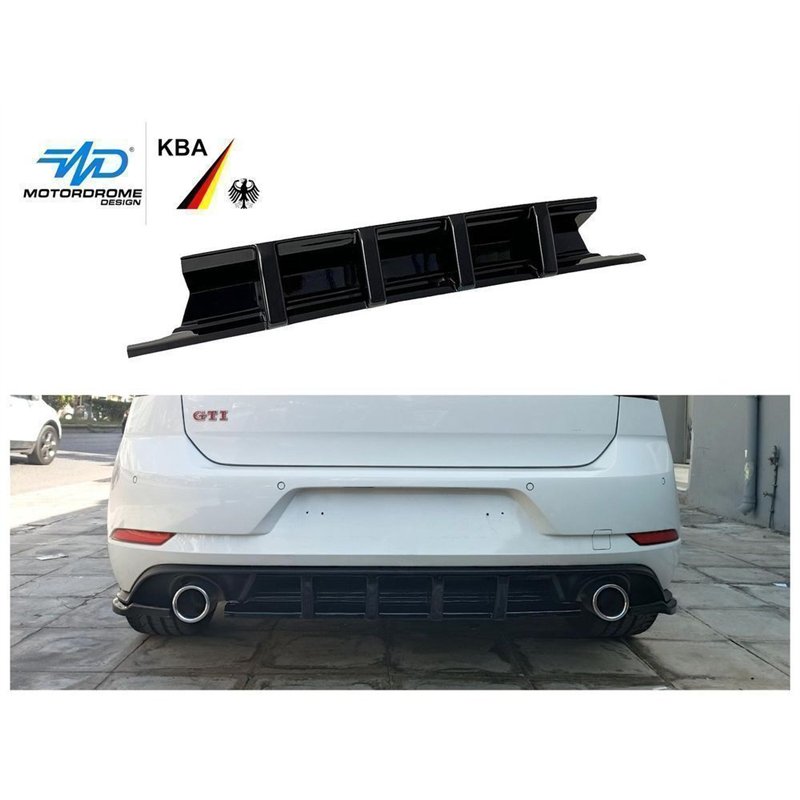 Rear bumper lip for Volkswagen VW Golf Hatchback VII AU GTI 5D FL 2017-2019