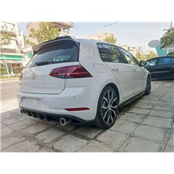 Rear bumper lip for Volkswagen VW Golf Hatchback VII AU GTI 5D FL 2017-2019