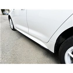 Side skirt extensions for Toyota Corolla Hatchback XII E210 5D 2019- ABS