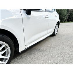 Side skirt extensions for Toyota Corolla Hatchback XII E210 5D 2019- ABS