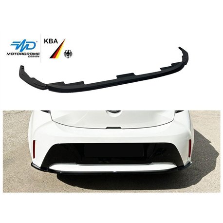 Rear bumper lip for Toyota Corolla Hatchback XII E210 5D 2019- Black ABS