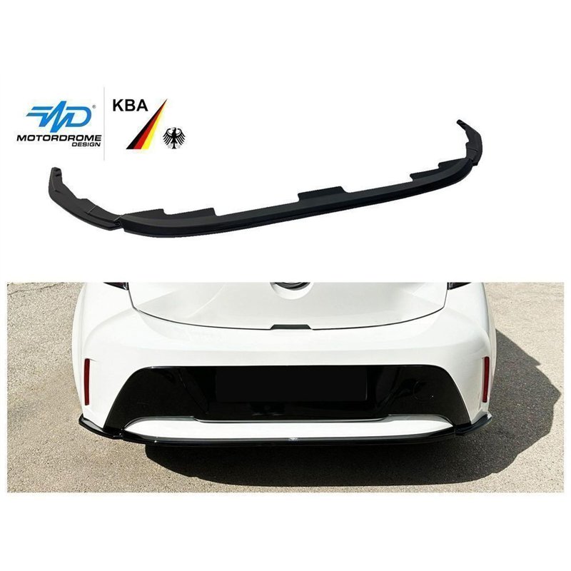 Rear bumper lip for Toyota Corolla Hatchback XII E210 5D 2019- Black ABS