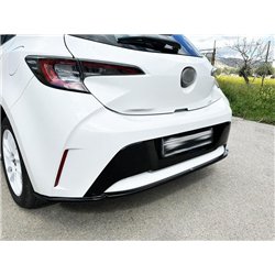 Rear bumper lip for Toyota Corolla Hatchback XII E210 5D 2019- Black ABS