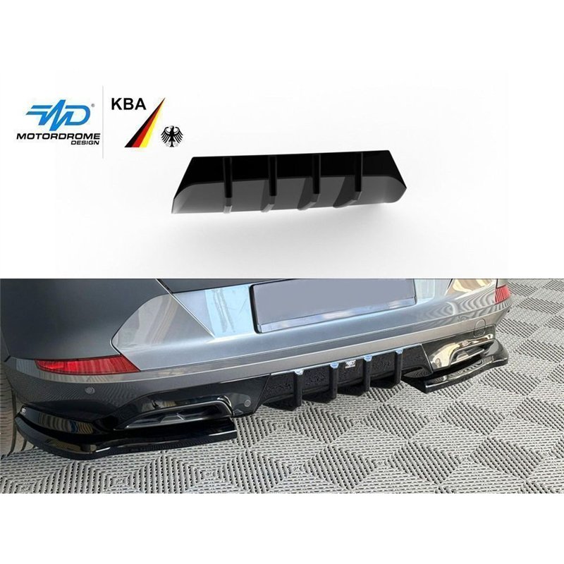 Rear bumper lip for CUPRA Formentor I (KM) PRE-FL 2020-2024 | Black ABS